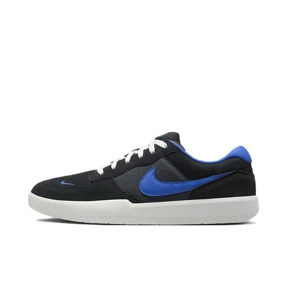 Brand new Nike men’s Force 58 SB Black Hyper Royal Shoes no lid